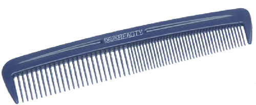 Расческа Dewal Beauty карманная, синяя 13,5см