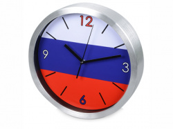 Часы настенные Российский флаг