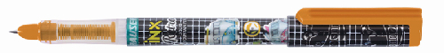 Перьевая ручка Hauser INX Retro, пластик, оранжевая