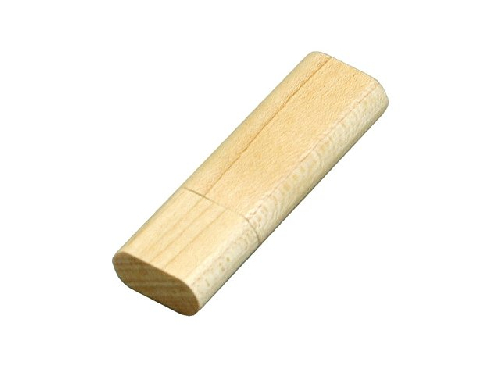 USB 2.0- флешка на 64 Гб эргономичной прямоугольной формы с округленными краями