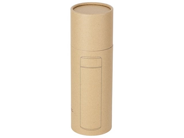 Вакуумный термос Module X с индикатором температуры и медной изоляцией, 500 мл, крафтовый тубус