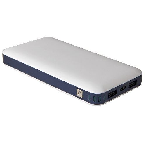 Универсальный аккумулятор BIG POWER (20000mAh), белый, 7,5х14,8х2 см, пластик