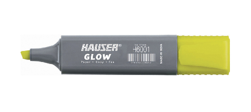 Текстовыделитель Hauser Glow, цвет желтый