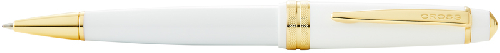 Шариковая ручка Cross Bailey Light Polished White Resin and Gold Tone