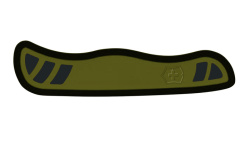 Передняя накладка для ножа VICTORINOX Swiss Soldier's Knife 08 111 мм, нейлоновая, зелёно-чёрная