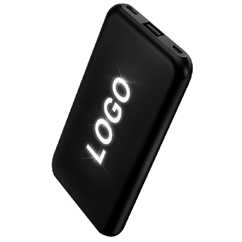 Внешний аккумулятор Kugo, 10000 mAh с подсветкой гравировки