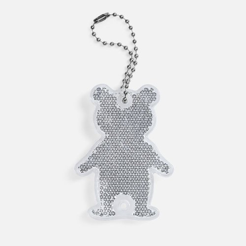 Пешеходный светоотражатель с цепочкой «Мишка»