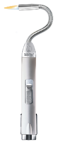 Зажигалка газовая ZIPPO Flex Neck, сталь, серебристая, 25x12x289 мм, в блистере