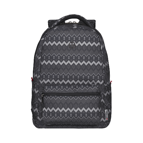 Рюкзак WENGER Colleague 16'', серый с рисунком, полиэстер, 36 x 25 x 45 см, 22 л