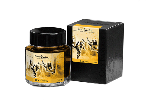 Флакон чернил Pierre Cardin 30мл, серия CITY FANTASY цвет Bruce Yellow (Желтый Брюс)