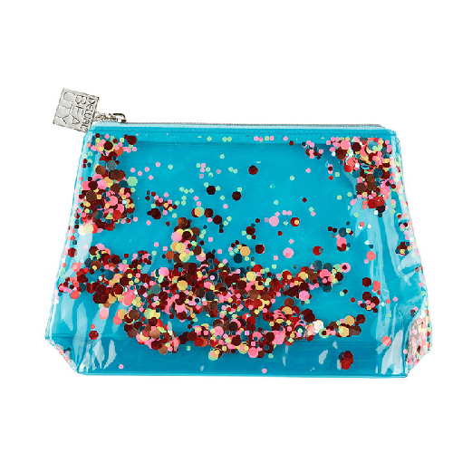 Косметичка Dewal Beauty серия "Модница",бирюзовая 20х5х16см