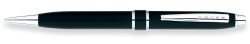 Шариковая ручка Cross Stratford. Цвет - черный матовый.