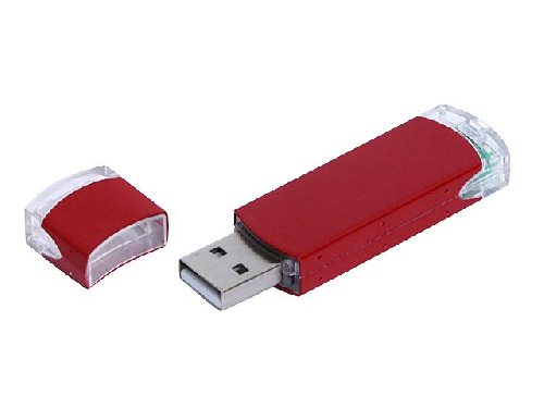USB 2.0- флешка промо прямоугольной классической формы