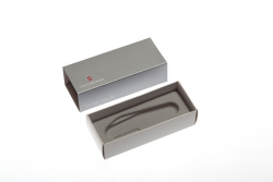 Коробка для ножей VICTORINOX 91 мм толщиной 6-7 уровней (1.6795, 1.7775.T), картонная, серебристая