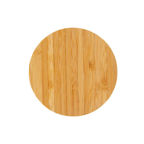Круглая док-станция Bamboo FSC® для беспроводной зарядки, 5 Вт