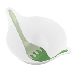 Салатник с приборами Leaf 2.0