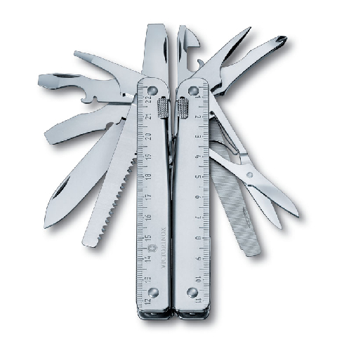Мультитул VICTORINOX SwissTool X, 115 мм, 26 функций, в кожаным чехле