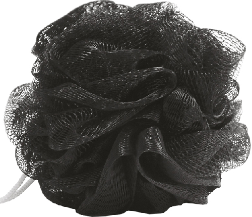 Мочалка Dewal Beauty для тела, 50г (черная), 1шт.
