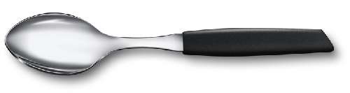 Набор из 6 чайных ложек VICTORINOX Swiss Modern, 146 мм, сталь / синтетический материал, чёрная