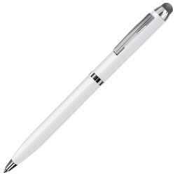 CLICKER TOUCH, ручка шариковая со стилусом для сенсорных экранов, хром
