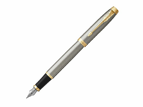 Ручка перьевая Parker IM Metal Brushed Metal GT