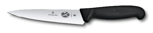 Нож разделочный VICTORINOX Fibrox, 15 см, чёрный