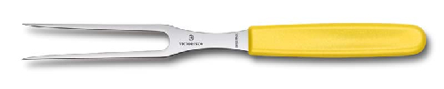 Вилка разделочная VICTORINOX 15 см, жёлтая, в картонном блистере