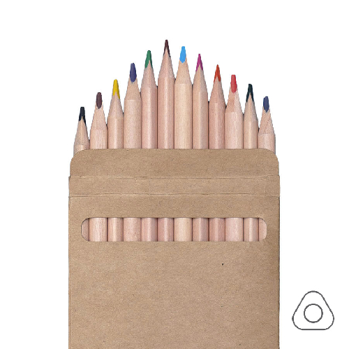 Цветные карандаши KINDERLINE middle,12 цветов