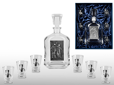 Набор со штофом Металлурги