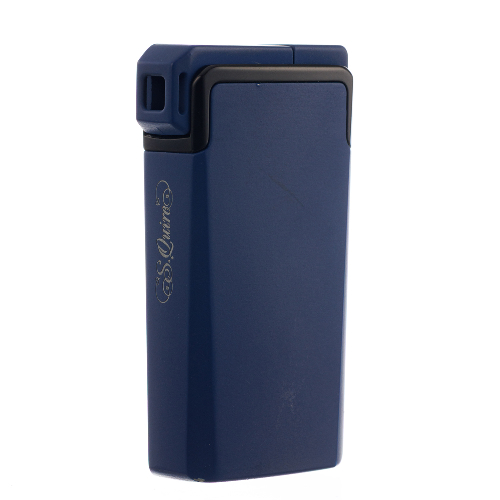 Зажигалка S.Quire газовая, два вида пламени, турбо, для трубок, темно-синяя