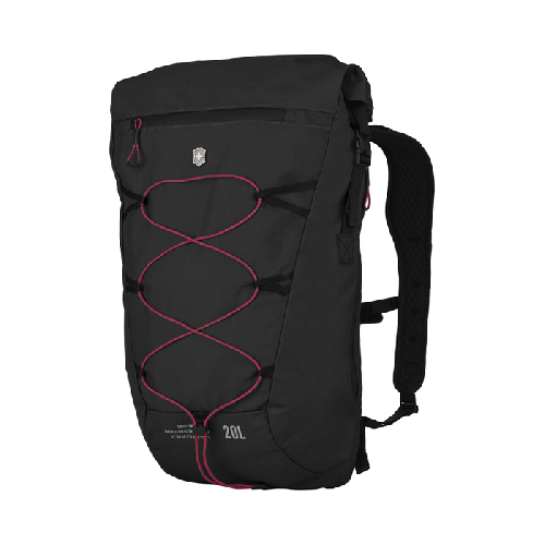 Рюкзак VICTORINOX Altmont Active L.W. Rolltop Backpack, чёрный, 100% нейлон, 30x19x46 см, 20 л