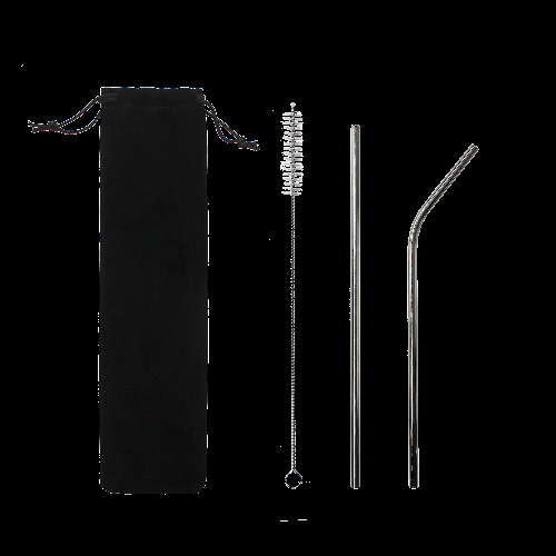 Набор многоразовых трубочек Оnlycofer black