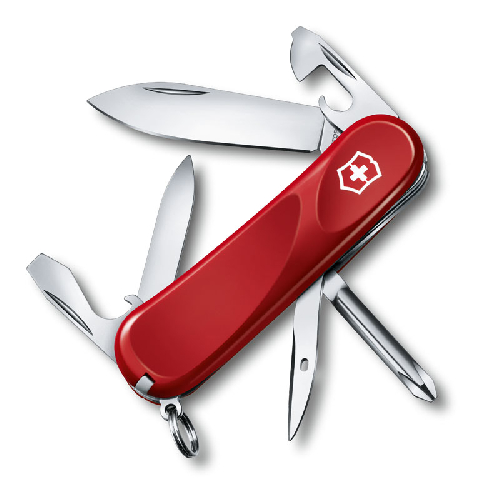 Нож перочинный VICTORINOX Evolution 11, 85 мм, 13 функций, красный