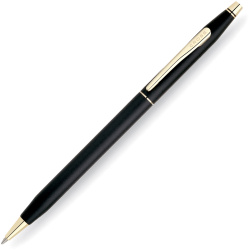 Шариковая ручка Cross Century Classic. Цвет - черный.