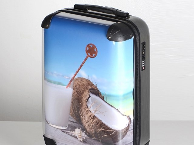 Чемодан прозрачный Visit со сменной вставкой