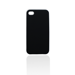 Чехол черный для iPhone 4/4s (soft touch)