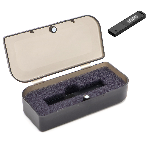 Флешка Suomi 16 Гб в футляре, с синей подсветкой