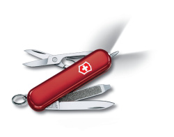 Нож-брелок VICTORINOX Signature Lite, 58 мм, 7 функций, красный