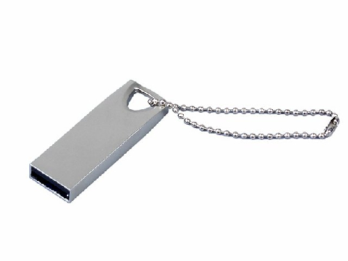 USB 2.0-флешка на 64 Гб с мини чипом и отверстием для цепочки