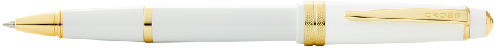 Ручка-роллер Cross Bailey Light Polished White Resin and Gold Tone