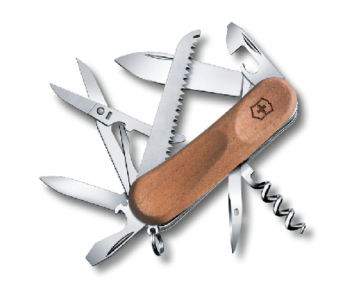 Нож перочинный VICTORINOX EvoWood 17, 85 мм, 13 функций, рукоять из орехового дерева