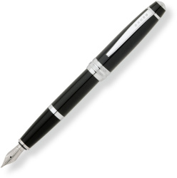 Перьевая ручка Cross Bailey. Цвет - глянцевый черный.