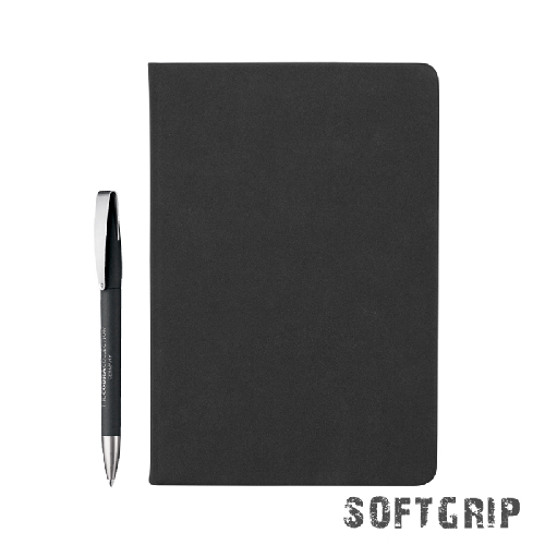 Подарочный набор "Латина" с ежедневником А5, покрытие soft grip