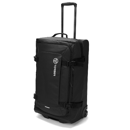 Сумка на колесах TORBER Mobi, чёрный, полиэстер 900D с PU покрытием, 70 х 41 х 28,5 см, 81 л