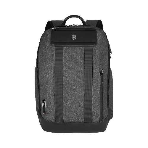 Рюкзак VICTORINOX Architecture Urban 2 City Backpack 14'', серый, полиэстер / кожа, 30x19x42 см, 17л
