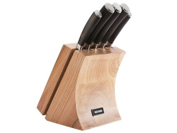 Набор из 5 кухонных ножей и блока для ножей с ножеточкой DANA