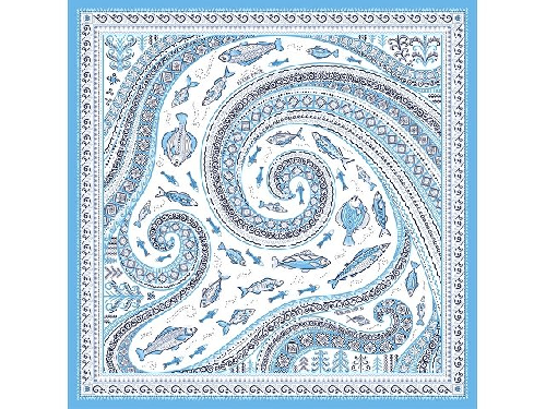 Платок Белое море. Мезень
