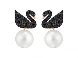 Серьги Iconic Swan