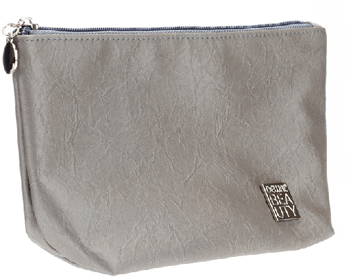 Косметичка Dewal Beauty серия "Прованс", серая, 25х7х13.5