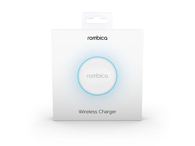 Беспроводное зарядное устройство NEO Core Quick c быстрой зарядкой с логотипом Rombica